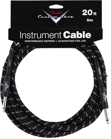 Cable Fender Custom Shop Para Guitarra 6 Mts Forrado, 0990820052